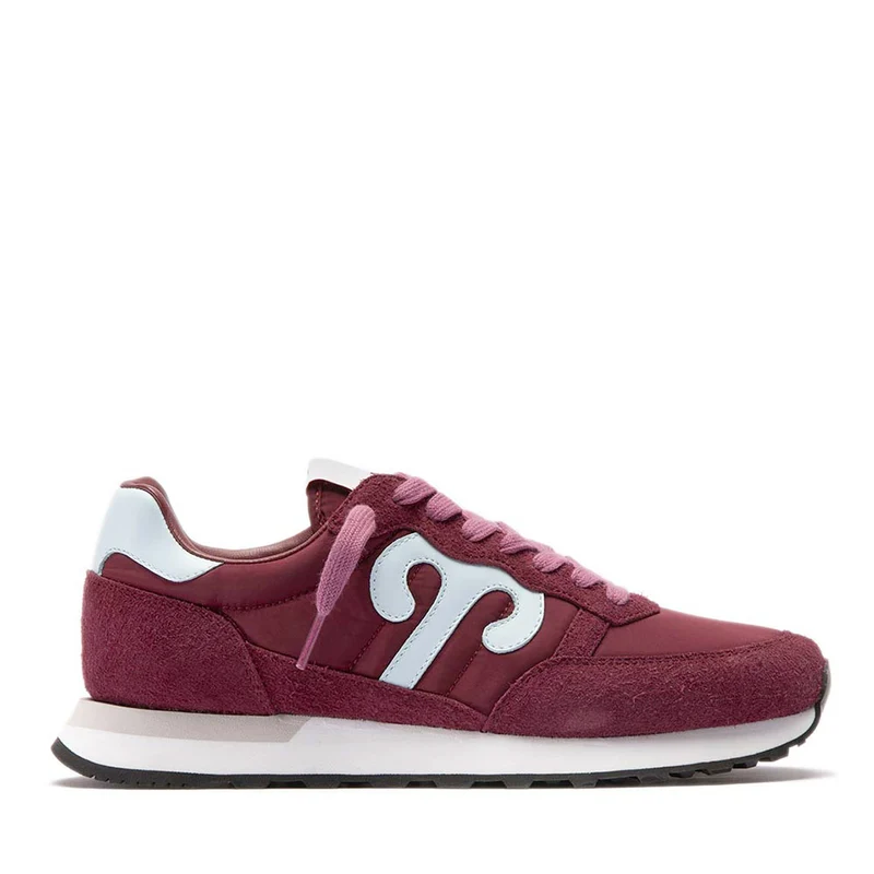 Sneakers Donna WUSHU RUYI Club 56 in Suede e Nylon Bordeaux