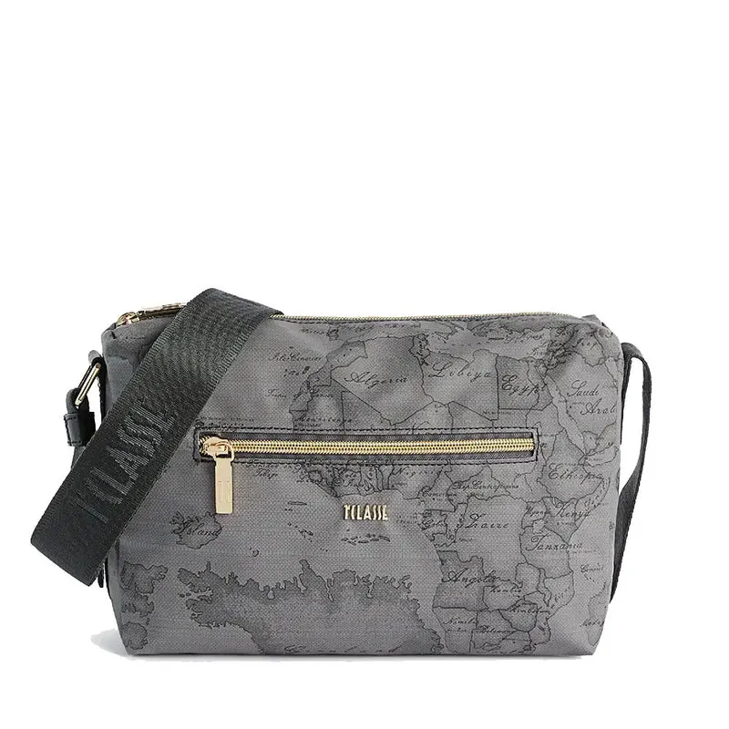 Borsa Donna a Tracolla 1A Classe Alviero Martini linea Highland Soft Geo Dark Grigio Scuro LD38