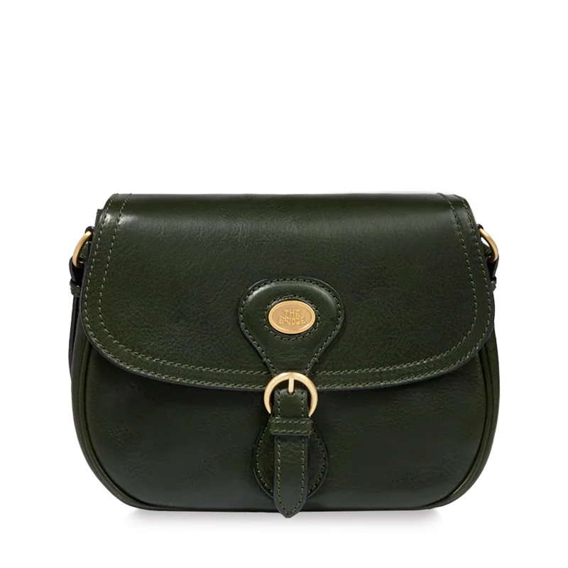 Borsa Donna a Tracolla THE BRIDGE linea Isadora in Pelle Verde Tirolo