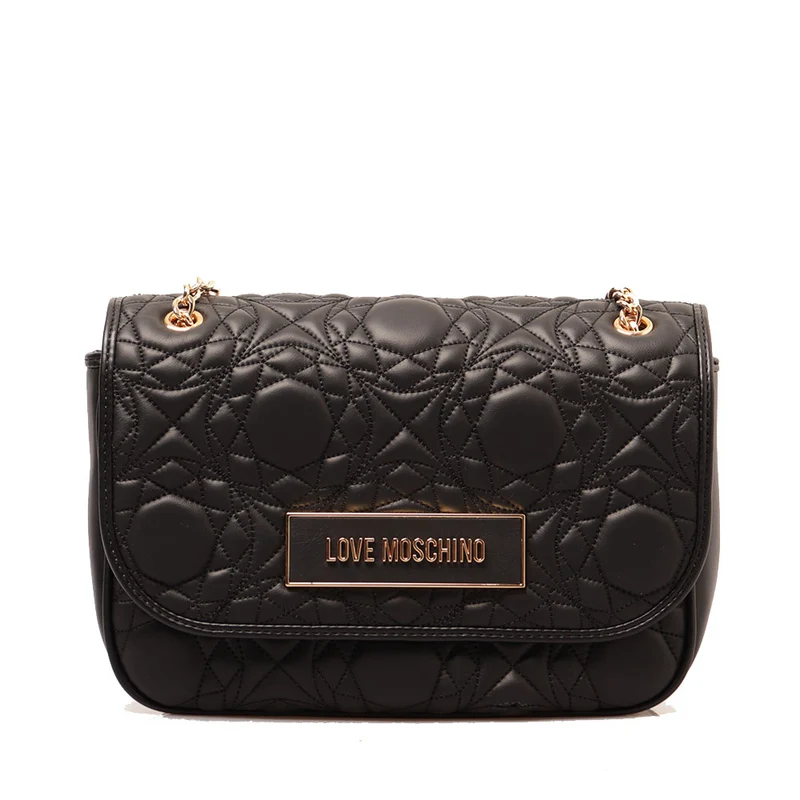Borsa Donna a Spalla e Tracolla LOVE MOSCHINO in Nappa Trapuntata Nera