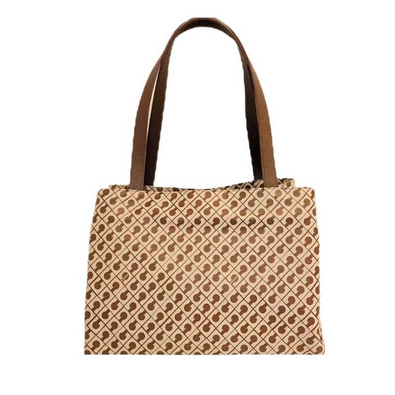Borsa Donna Piccola a Spalla GHERARDINI in Tessuto Softy Colore Tabacco - Burro