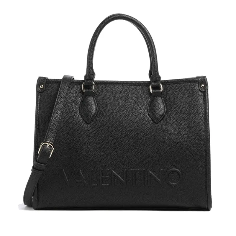 Borsa Donna a Mano con Tracolla VALENTINO BAGS linea Rised Re colore Nero