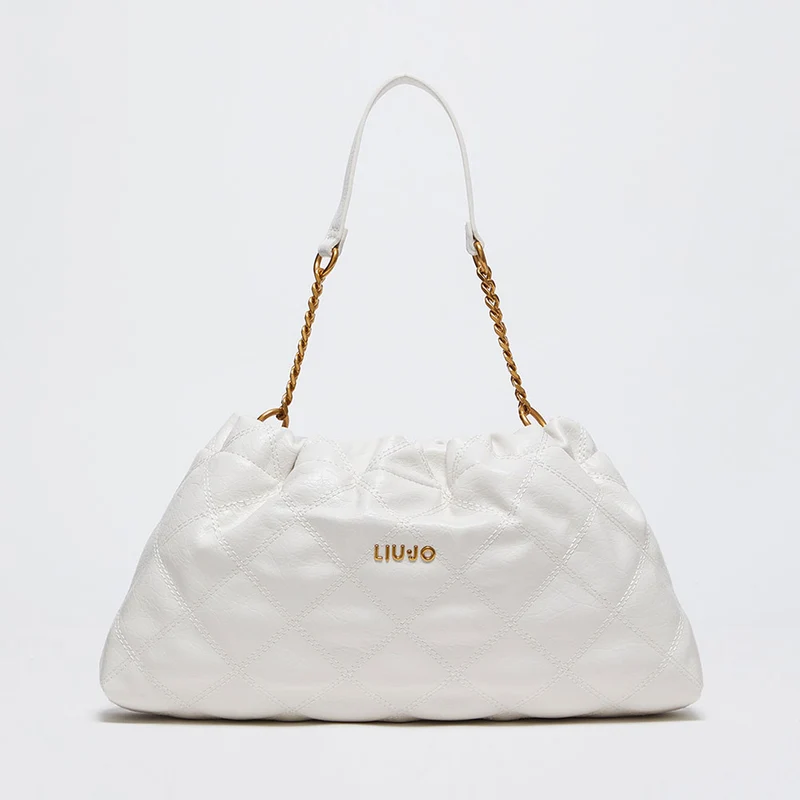 Borsa a Spalla LIU JO Trapuntata color Crema