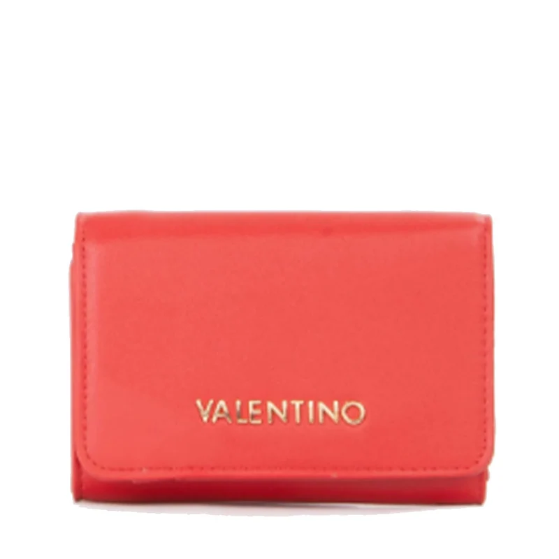 Portafoglio Donna VALENTINO BAGS Chiuso con Bottone Linea Jasmin Colore Rosso