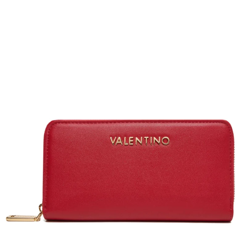 Portafoglio Donna VALENTINO BAGS Zip Around Linea Jasmin Colore Rosso Misura Grande