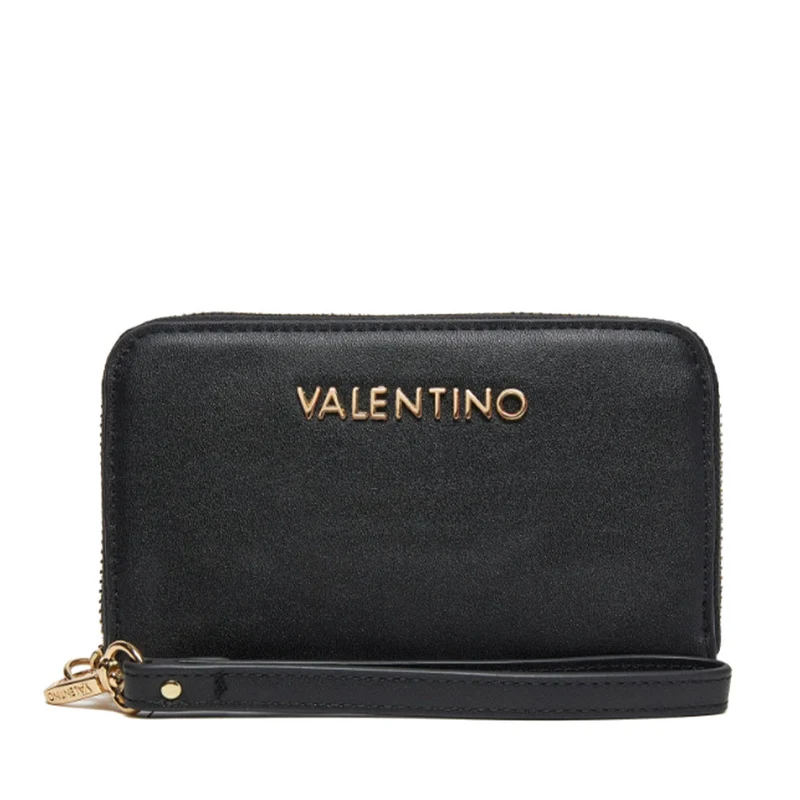 Portafoglio Donna VALENTINO BAGS Zip Around Linea Jasmin Colore Nero Misura Media