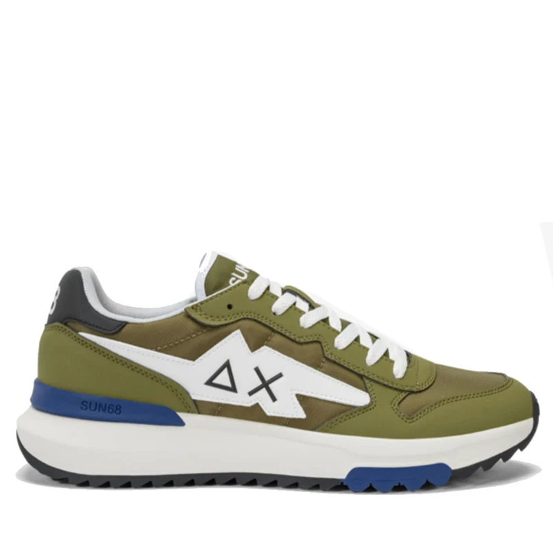 Scarpe Uomo Sun68 Sneakers Niki 2.0 Solid Militare - Z35120