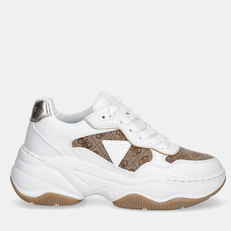 Sneakers Donna GUESS Colore Beige - Brown Linea Hapyy