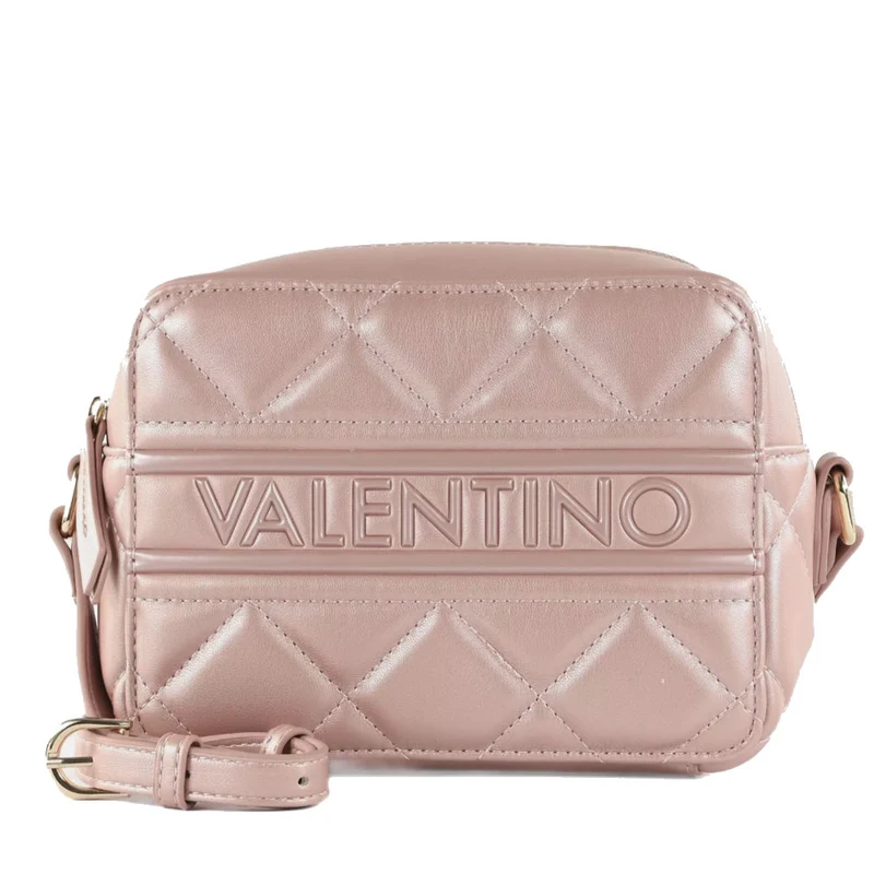 Borsa Donna Camera Bag a Tracolla VALENTINO BAGS linea Ada Colore Rosa Metallizzato