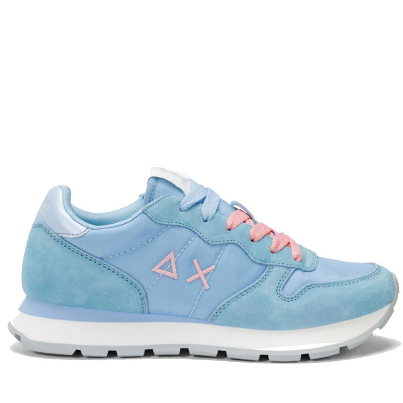 Scarpe Donna Sun68 Sneakers Ally Solid Nylon Colore Azzurro - Z35201