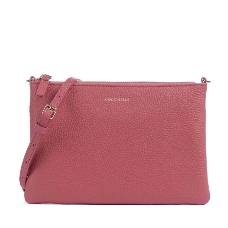 Borsa Donna a Tracolla COCCINELLE in Pelle Rosewood Linea Best Small