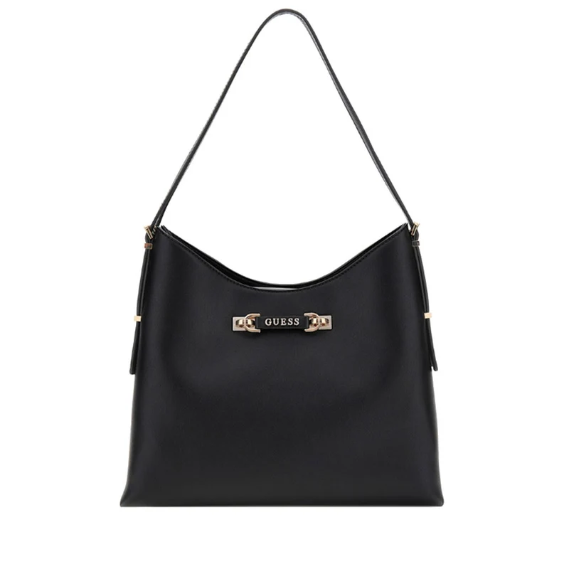 Borsa Donna Hobo a Spalla GUESS Linea Lefia colore Nero