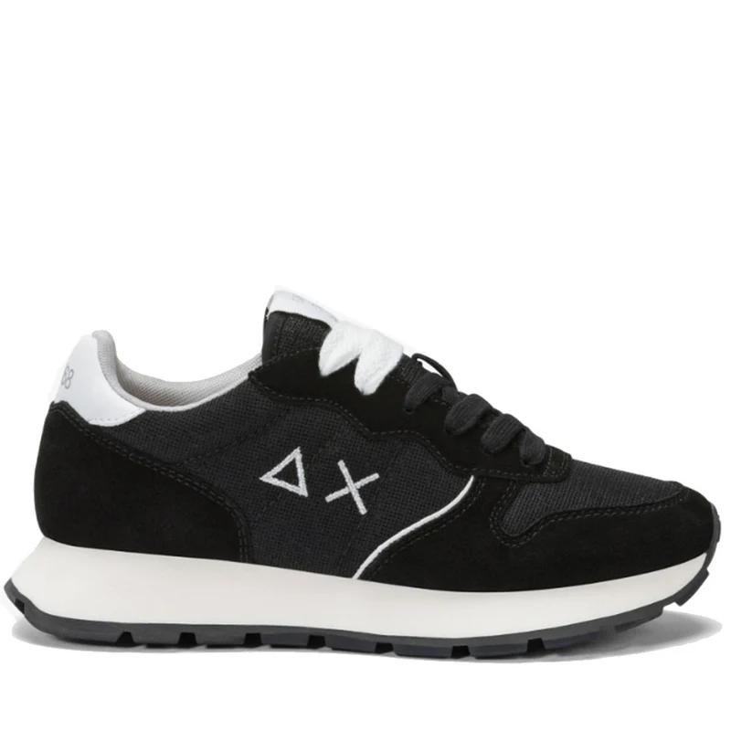 Scarpe Donna Sun68 Sneakers Ally Glitter Textile Colore Nero - Z35203