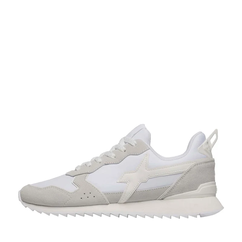 Scarpe Uomo W6YZ Sneakers Jet-M. in Tessuto Tecnico e Suede colore Full White