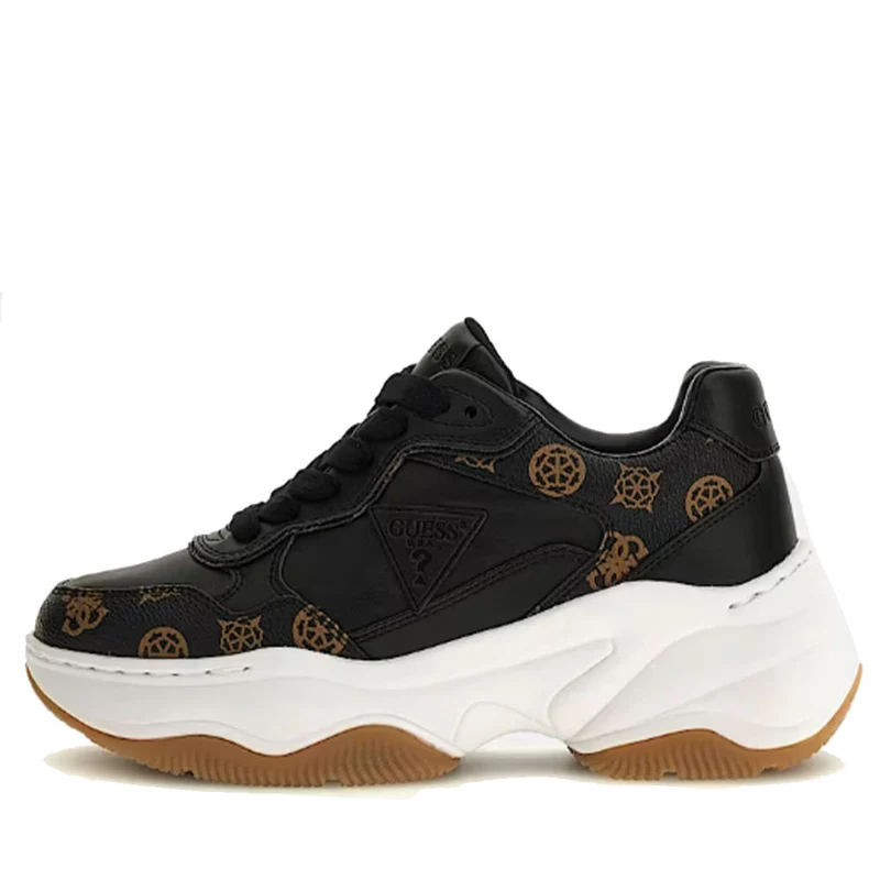 Sneakers Donna GUESS Colore Black - Brown Linea Hapyy