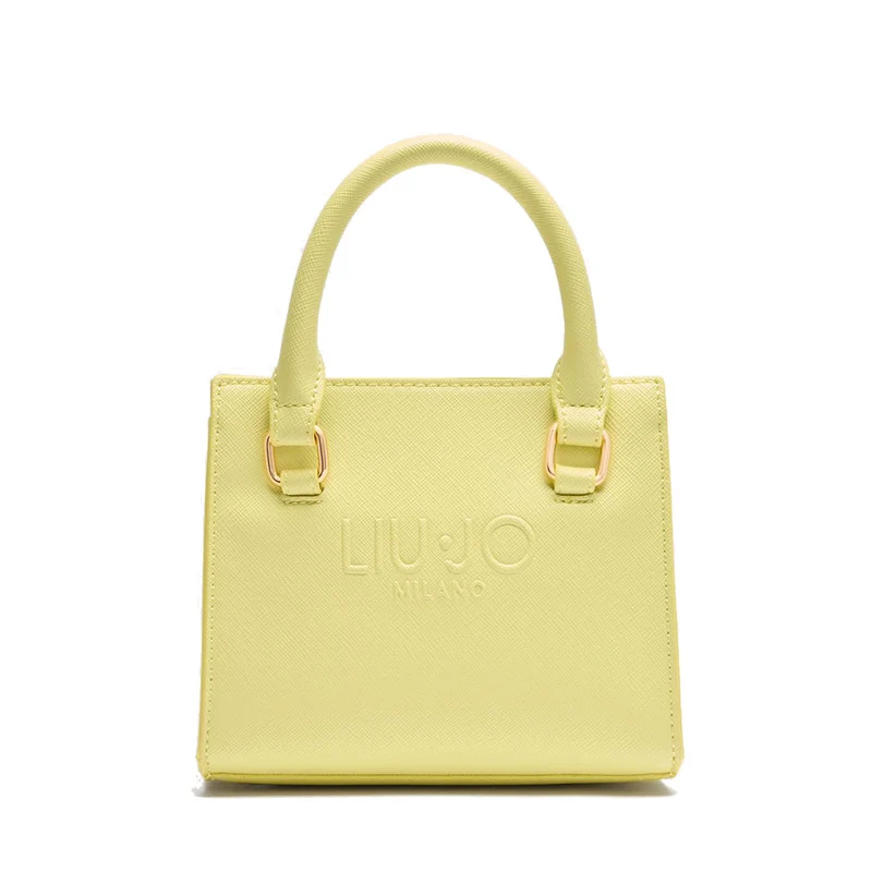 Borsa Donna a Mano Mini LIU JO con Logo in Rilievo color Lime