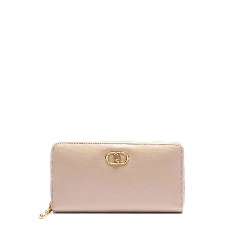 Portafoglio Donna Zip Around LIU JO Better La Puffy Sabbia Scuro