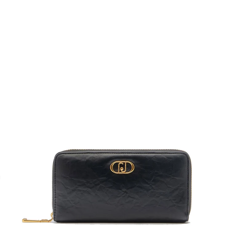 Portafoglio Donna Zip Around LIU JO Better La Puffy Nero