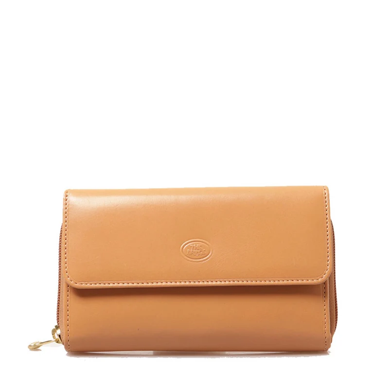 Portafoglio Donna Doppio Scomparto THE BRIDGE linea Story in Pelle Beige