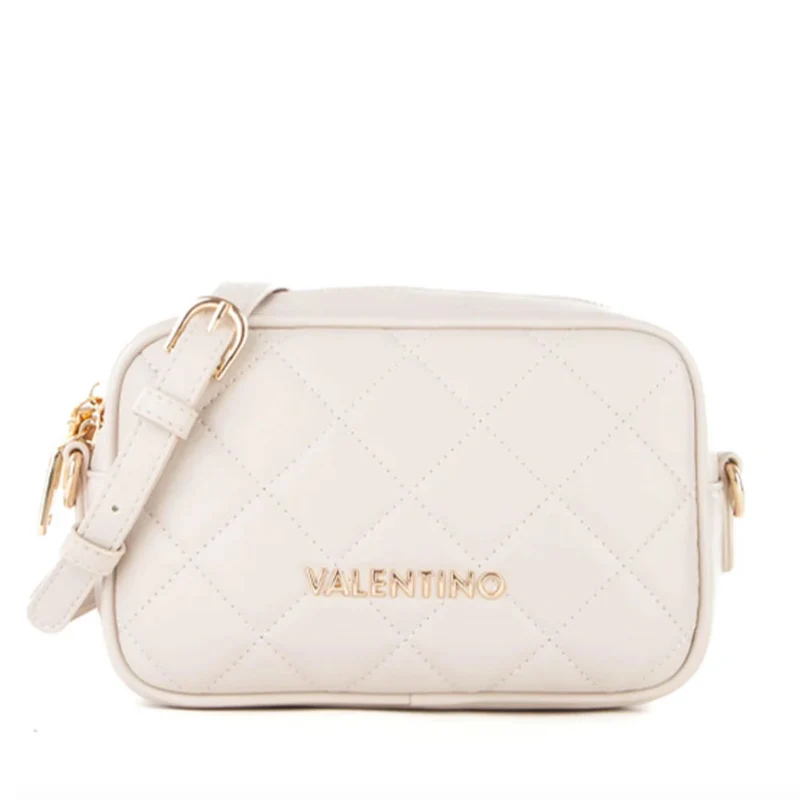 Borsa Donna a Tracolla VALENTINO BAGS linea Ocarina Colore Ecru - VBS3KK51R