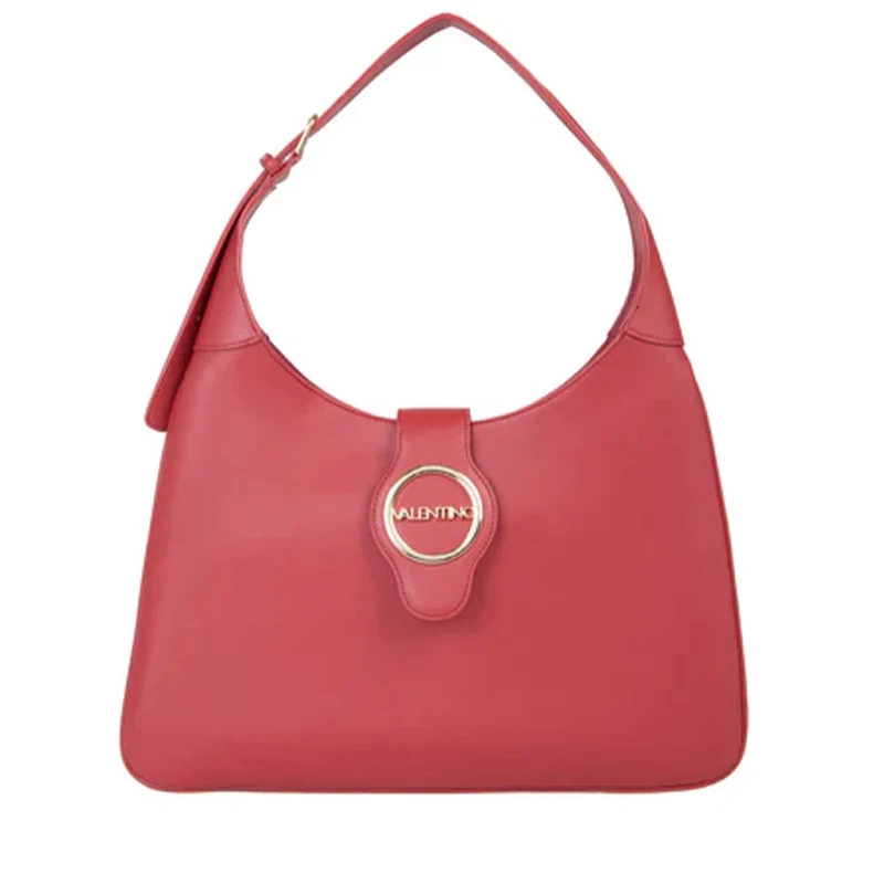 Borsa Donna Hobo a Spalla VALENTINO BAGS linea Moses Colore Rosso Scuro