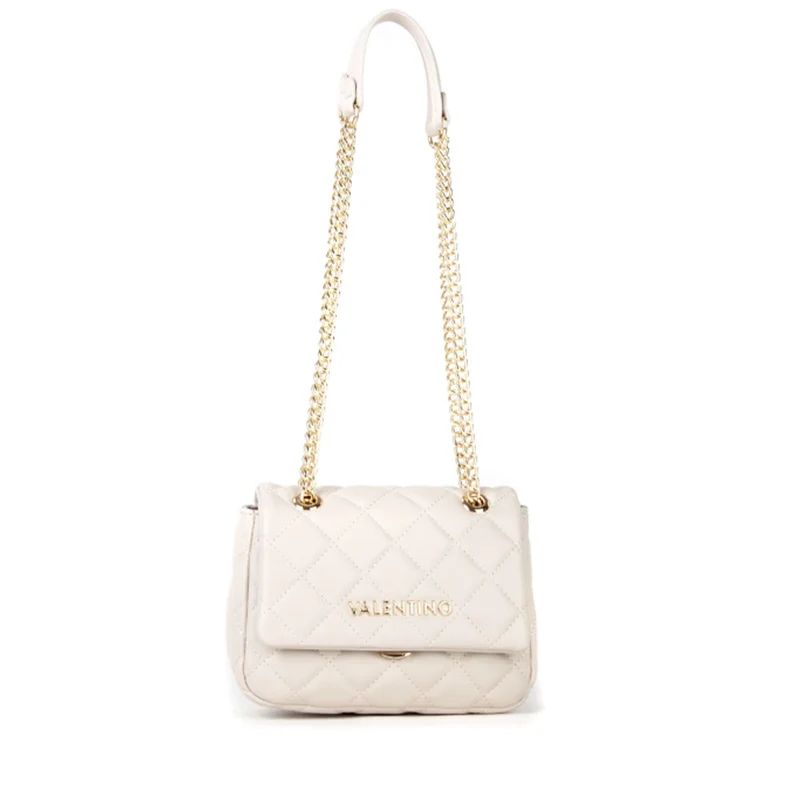 Borsa Donna a Tracolla VALENTINO BAGS linea Ocarina Colore Ecru - VBS3KK05R
