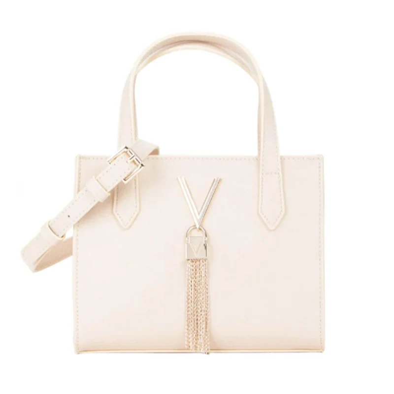 Borsa Donna a Mano VALENTINO BAGS linea Divina Colore Ecru Misura Mini