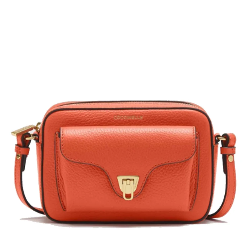 Borsa Donna a Tracolla COCCINELLE linea Beat Soft Mini in Pelle Grenadine Red