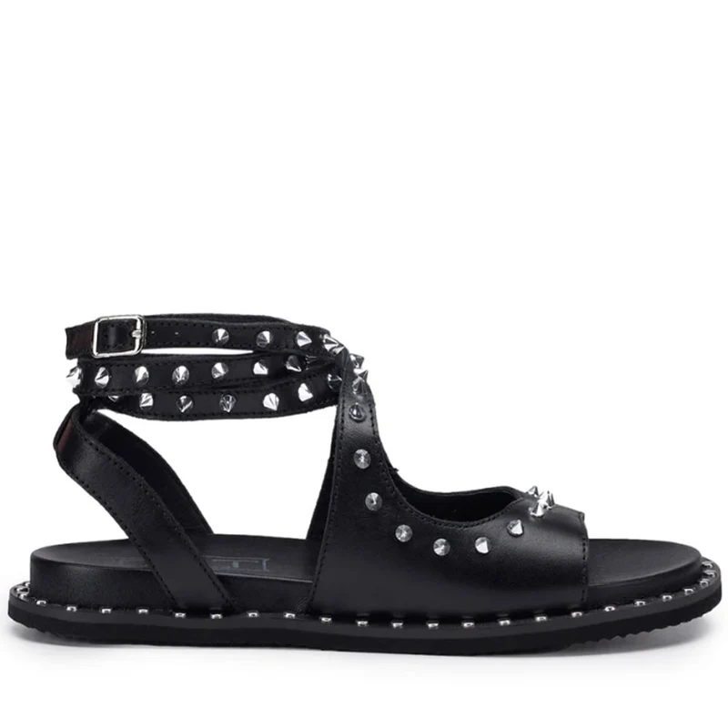Sandali Donna CULT Roshelle 4494 in Pelle Colore Nero con Borchie