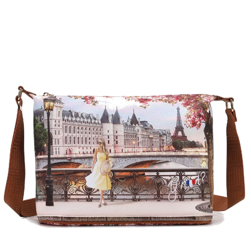 Borsa Donna Y NOT Hobo Easy Large a Tracolla YES-607 Concorde