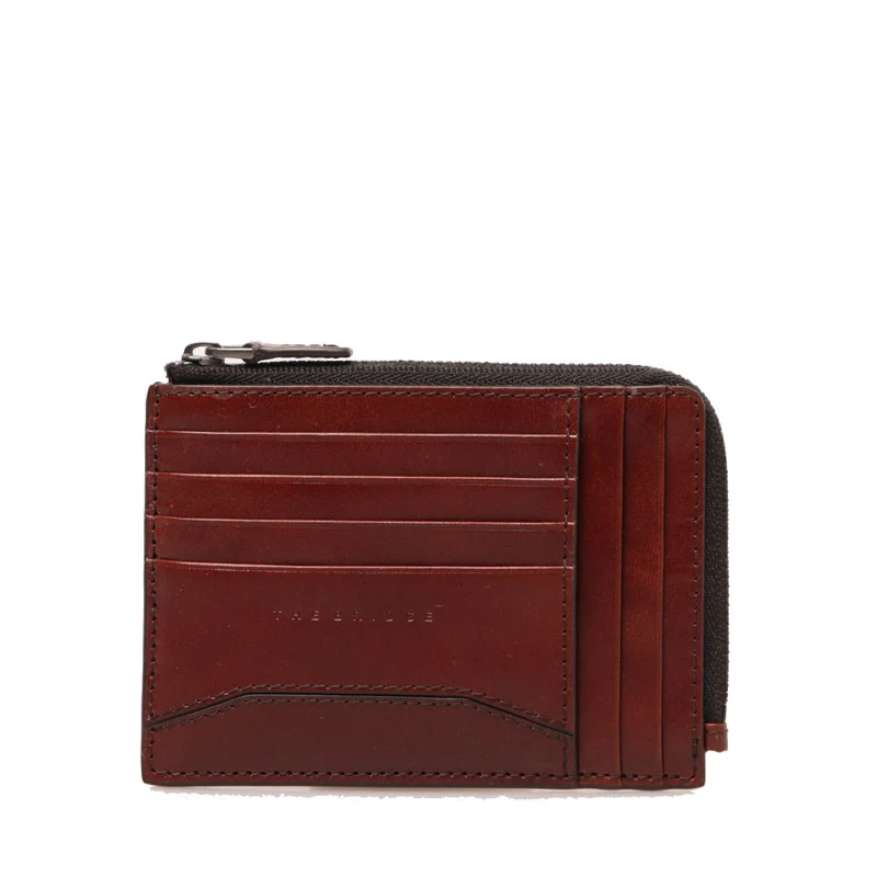 Portacarte Uomo THE BRIDGE linea Filippo in Pelle Marrone