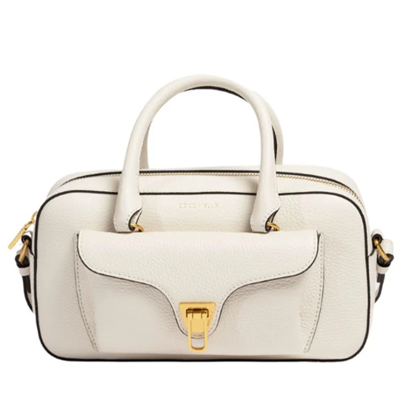 Borsa Donna a Mano COCCINELLE in Pelle linea Beat Soft Colore Blanco