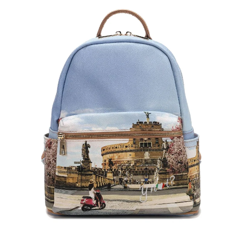 Zaino Donna Piccolo Y NOT con Tasca Esterna YES-380 Roman Holidays