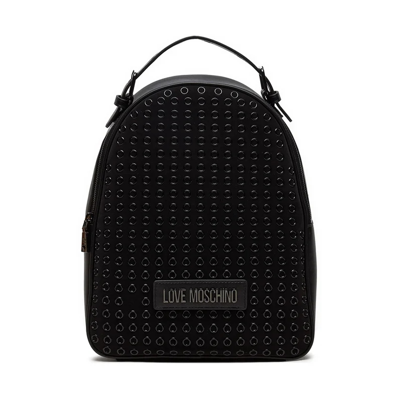 Zaino Donna LOVE MOSCHINO linea Glam Up Nera con Logo Canna di Fucile