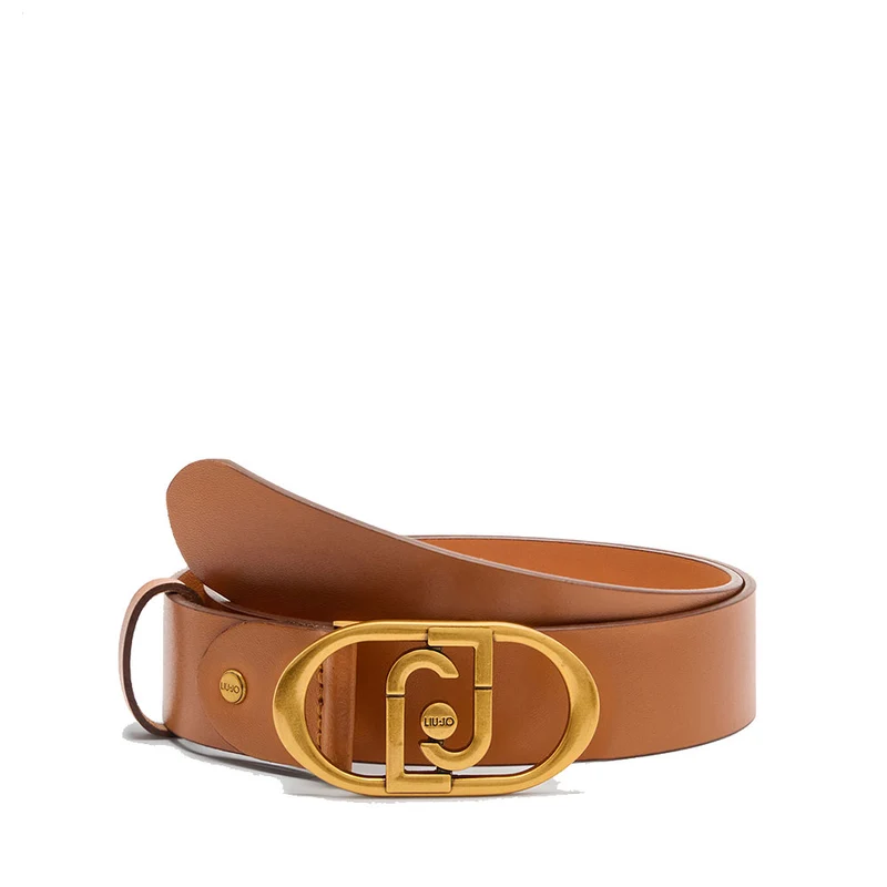 Cintura Donna h 3.5 cm LIU JO La Puffy in Pelle Marrone