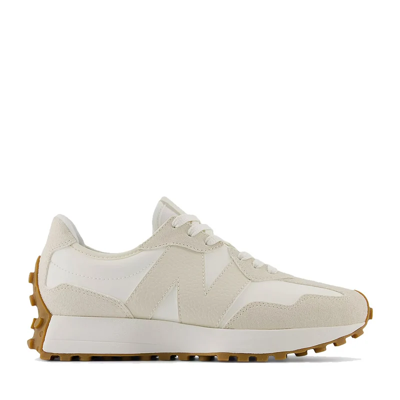 Scarpe Donna NEW BALANCE Sneakers 327 in Suede Pelle e Tessuto colore Linen e Sea Salt