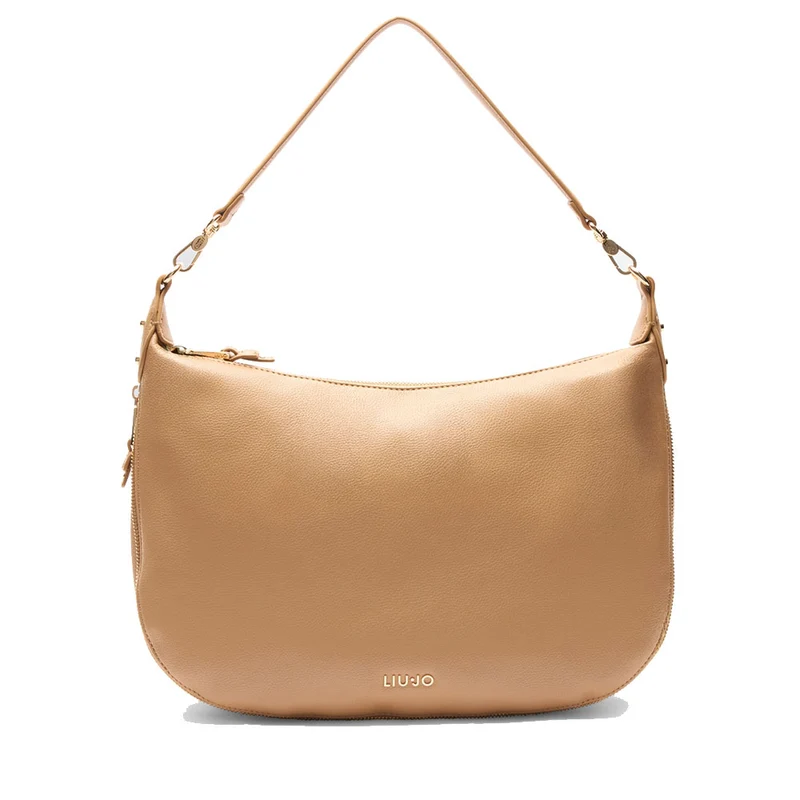 Hobo Bag Large con Tracolla LIU JO Better effetto Bottalato color Cammello