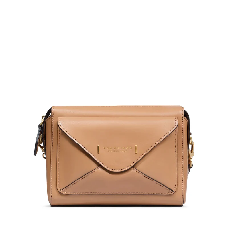 Borsa Donna a Tracolla THE BRIDGE linea Frida in Pelle color Marzapane