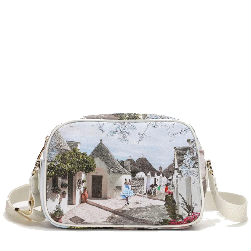 Borsa Donna Y NOT a Tracolla YES-310 Stampa Alice In Trulli