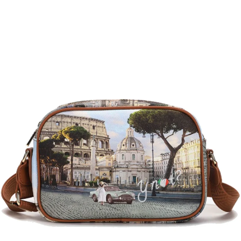 Borsa Donna Y NOT a Tracolla YES-310 Stampa Imperial