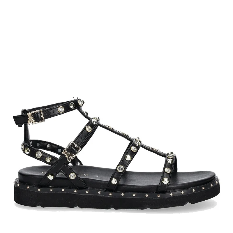 Sandali PATRIZIA PEPE Girl linea Flymicro Sandal in Eco Nappa Nera