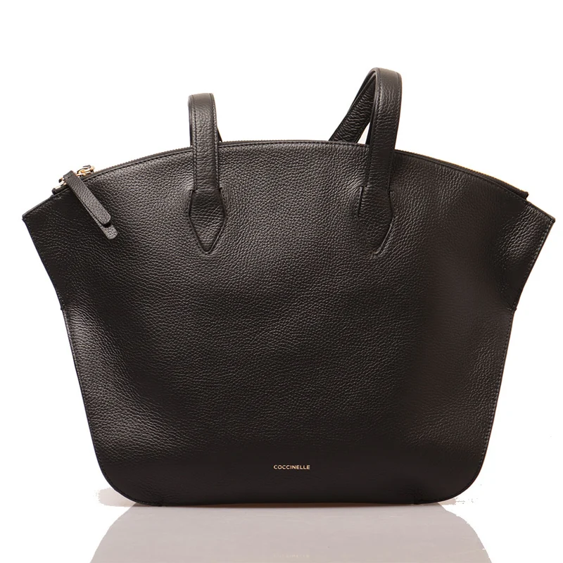Borsa Donna a Spalla COCCINELLE Linea Flare in Pelle Nera
