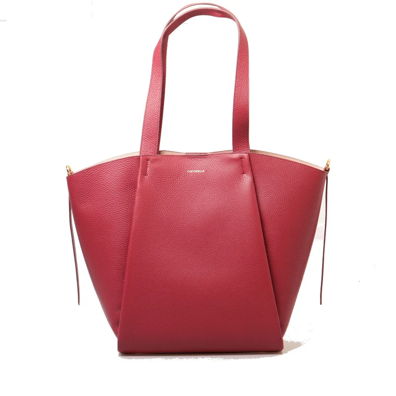 Borsa Donna a Mano COCCINELLE in Pelle linea Boheme Large colore Garnet Red