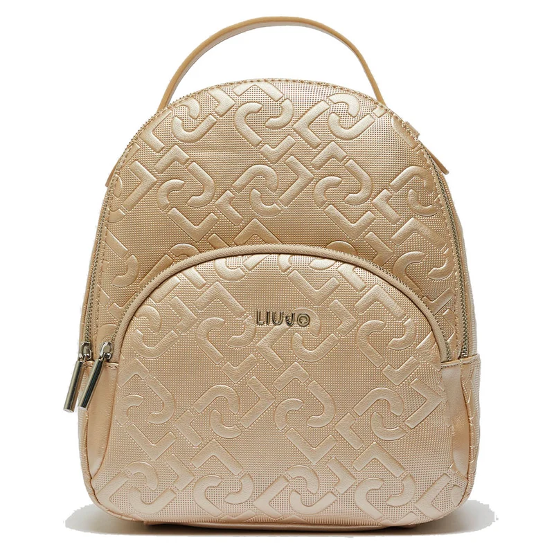 Zaino Donna LIU JO con Logo Monogram colore Light Gold