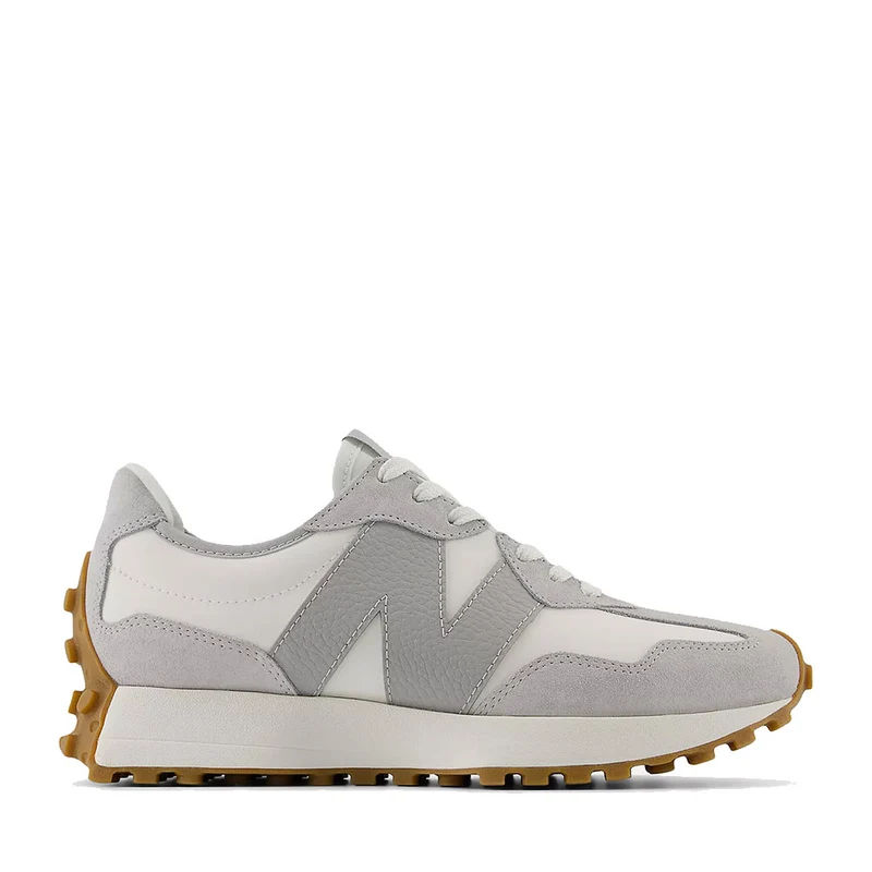 Scarpe Donna NEW BALANCE Sneakers 327 in Suede Pelle e Tessuto colore Raincloud e Reflection