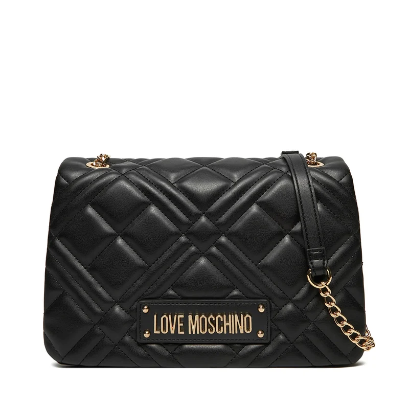 Borsa a Spalla e a Tracolla LOVE MOSCHINO linea Quilted Trapuntata Nera