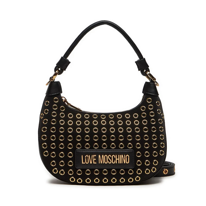 Hobo Bag a Mano LOVE MOSCHINO linea Glam Up Nera