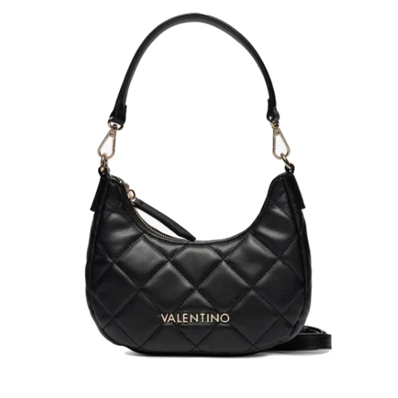 Borsa Donna Hobo a Spalla VALENTINO BAGS linea Ocarina Colore Nero