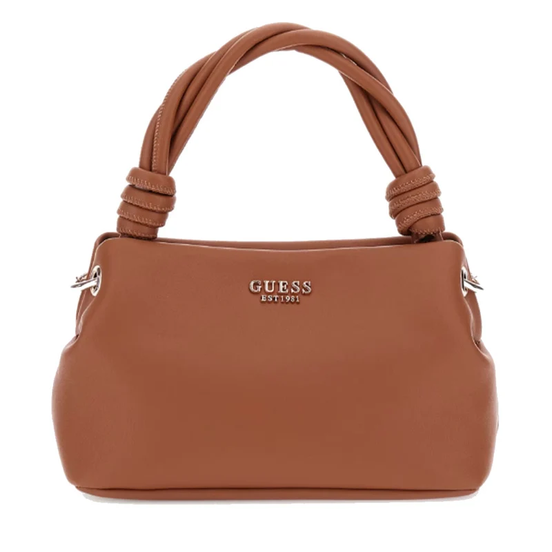 Borsa Donna a Mano GUESS Linea Sansa Colore Cognac