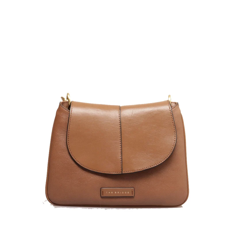 Borsa Donna Hobo a Spalla THE BRIDGE linea Elisabetta in Pelle Beige